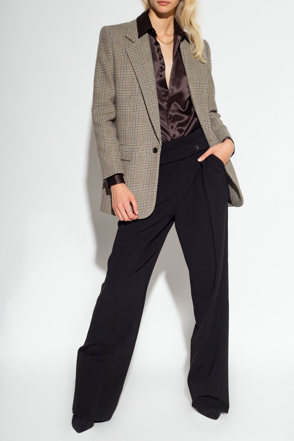 Saint Laurent Checked blazer | SchaferandweinerShops | Saint Saint Laurent Checked blazer | SchaferandweinerShops | Saint